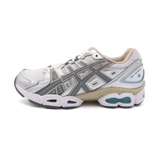 Asics GEL-NIMBUS 白銀 網布 透氣 緩震 運動鞋 男女款 NO.B3087【1201A424-102】