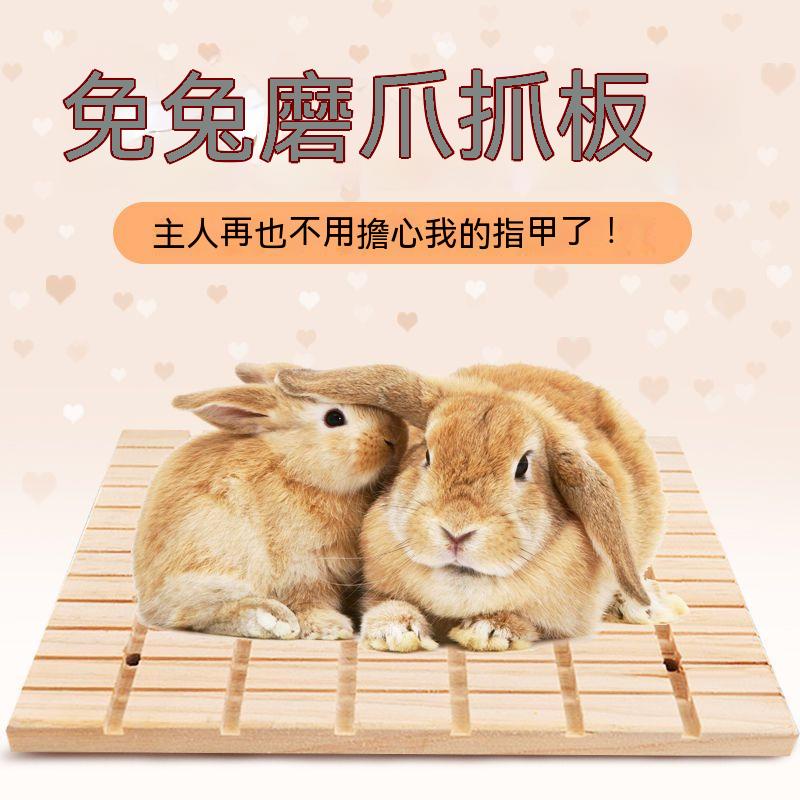 💕💕兔子用品  兔子磨爪板 兔子磨牙 兔子玩具 兔子睡墊 兔子磨爪板磨爪石兔兔刨地防抓板趴趴墊子寵物兔子磨甲器解悶玩具F