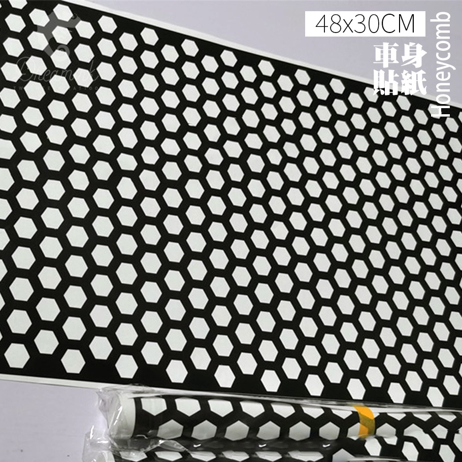 【匠人漁匠】台灣現貨快速出貨｜蜂巢燈貼 Honeycomb｜車貼 防水貼 冰箱貼 貼紙 露營 釣魚