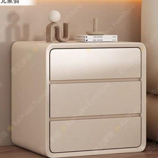 【凱元家居】 KaiYuan Furniture收納櫃免安裝床頭櫃簡約小櫃子實木儲物櫃網紅床邊櫃簡易現代