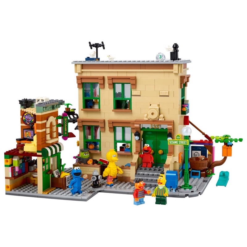 LEGO 樂高 21324 IDEAS系列 123芝麻街 Sesame Street 樂高盒組 附人偶 說明書