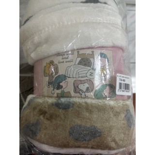 SNOOPY PEANUTS sleep well 珊瑚絨毛毯