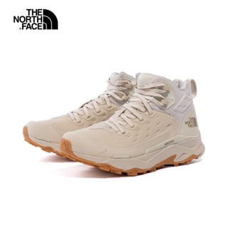 The North Face北面男款米白色防水透氣VECTIV中底抓地徒步鞋｜5G399Z3