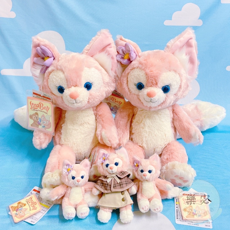 [現貨]🇯🇵海洋迪士尼 玲娜貝兒S號娃娃 偵探站姿坐姿 麗娜貝爾linabell 裸貝 玲娜貝兒系列 貝兒吊飾 東迪貝兒