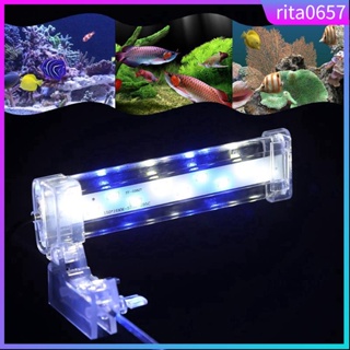 LED Aquarium Light Clip-on Lamp High Light Bar Blue&White Fi