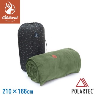 【Wildland 荒野 軍規 Polortec 抗靜電5合1睡毯《常春藤綠》】P2028/毛毯/地毯/睡袋內套/披風