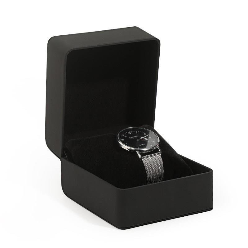 💥爆款💥手錶架 手錶盒禮盒黑色磨砂PU皮高檔盒商務手錶盒收納盒禮品盒 錶架