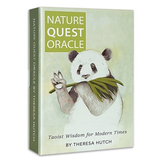 自然探索指引卡,贈中文翻譯｜Nature Quest Oracle｜50張,道家傳承中國文化理念的象徵圖像與符號【左西】