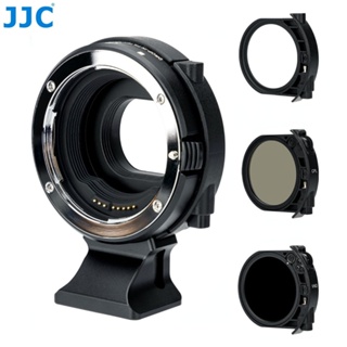 JJC EF-EOS M鏡頭轉接環帶插入式濾鏡CPL偏振鏡ND減光鏡 將佳能EF EF-S鏡頭安裝到EOS M微單機身