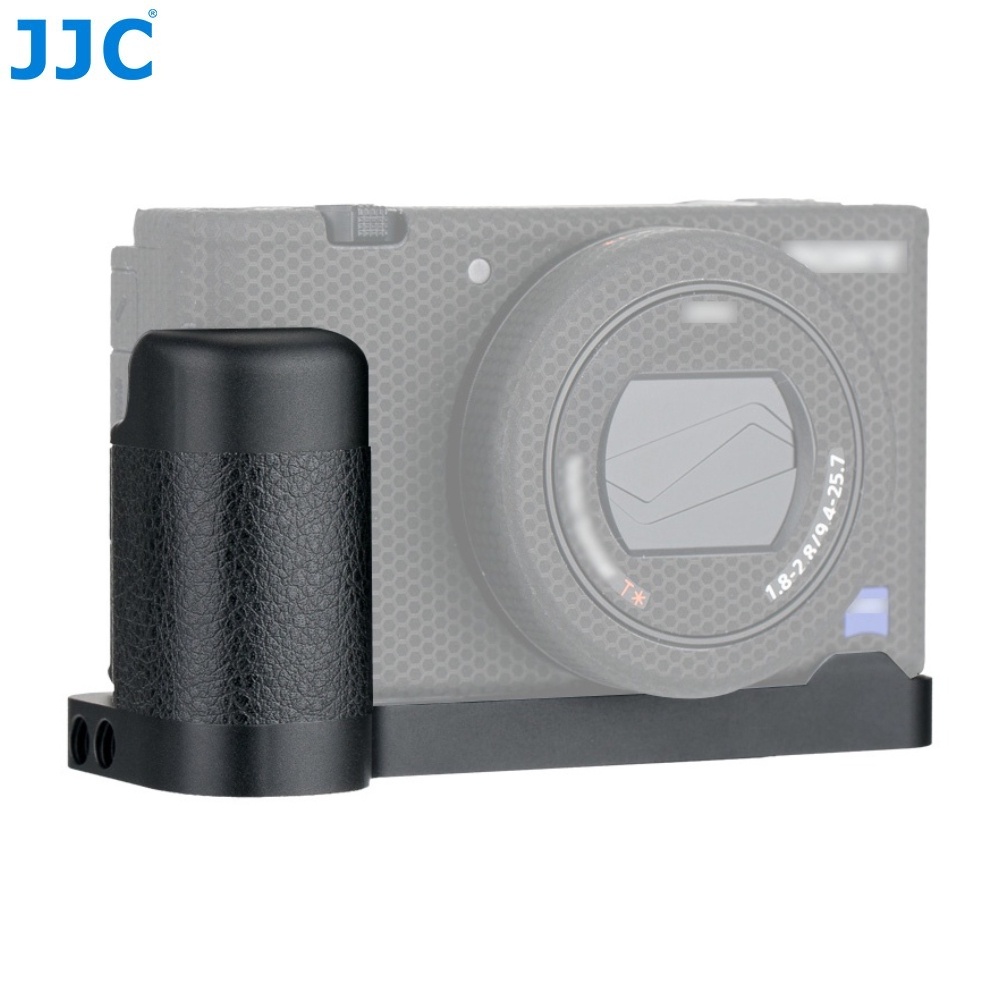 JJC HG-ZV1金屬製相機手柄 Sony ZV-1 索尼ZV1專用L型防滑握把 帶阿卡式快裝板底座和1/4-20螺紋