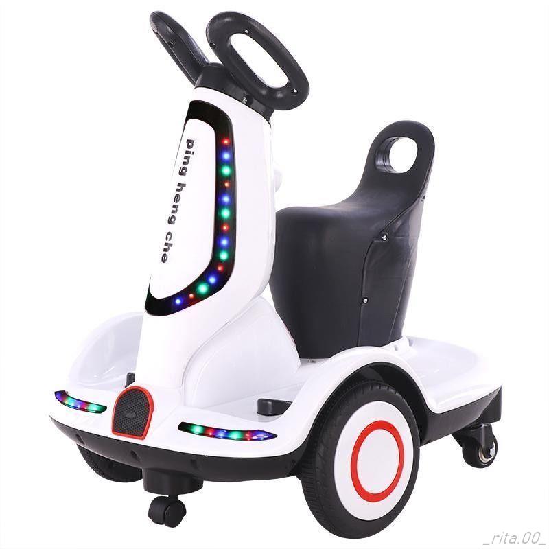 現貨 兒童玩具車學步車兒童遙控玩具童車小孩學生代步車可坐人幼兒漂移平衡車禮物
