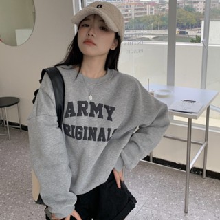 【YW】加絨400g複閤銀狐絨上衣女 抓絨保暖長袖上衣 短款衛衣 女生短版上衣 寬鬆顯瘦百搭