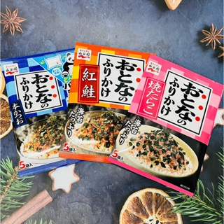日本 永谷園 海苔飯友 5袋入 紅鮭風味/柴魚風味/鱈魚子風味/雞蛋風味 多款風味供選