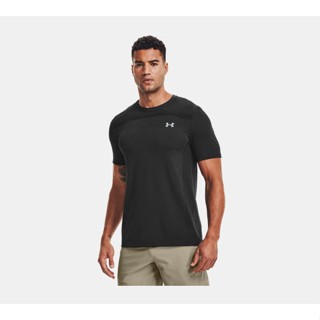 ➕鞋家➕ 男裝 UNDER ARMOUR UA Seamless 運動 短袖 上衣 黑色 1361131-001