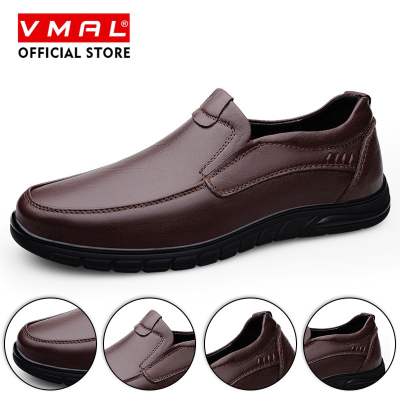 VMAL Shoes for Men Casual Shoes High Quality Men Leather Sho