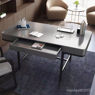 【❀工廠❤直銷】【不接急單】北歐書桌簡約現代輕奢電腦桌書房桌椅極簡實木意式辦公桌