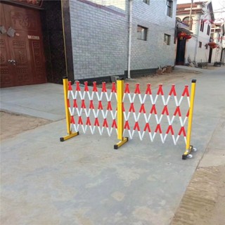 玻璃鋼圓管式硬質伸縮圍欄電力施工安全絕緣可移動折疊隔離防護欄壹傢俱文化生活館