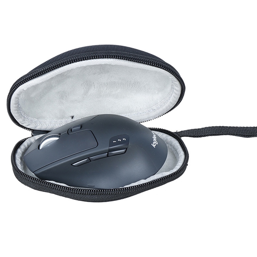 +速遞適用 羅技M720 M705無線藍牙滑鼠收納包 便攜包滑鼠保護套保護盒