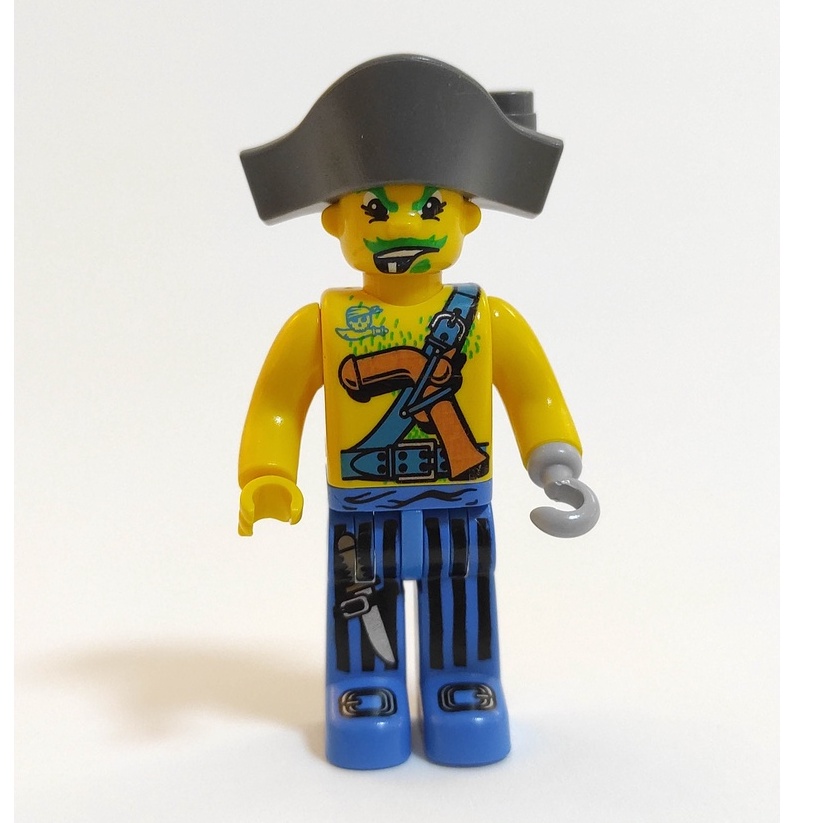 ☢️玩物喪志 2004年 LEGO 絕版收藏海盜 (二手磚散磚老人偶包科技武器配件零件jackstone紅白黑黃藍人頭