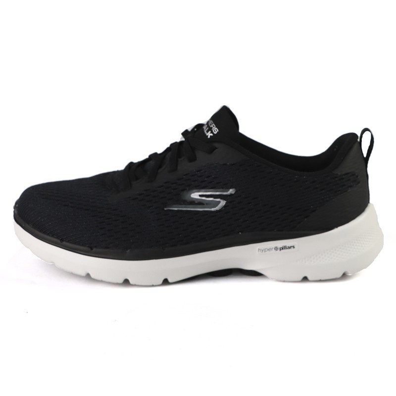 Skechers GoWalk 白黑 輕量 避震 健走 運動鞋 女款 NO.J0862【新竹皇家 124512WBKW】