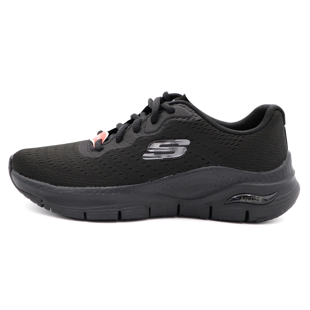 Skechers Arch Fit 黑色 支撐 路跑 厚底 運動鞋 女款NO.J1519【149722BBK】