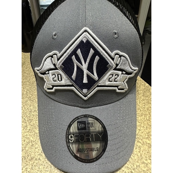 限量 美國帶回 2022 世界大賽 美國職棒 MLB 紐約 洋基 NY 灰色 9FORTY  老帽 鴨舌 棒球帽 可調式