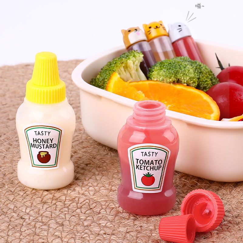 【愛宜家】日本迷你醬料瓶便攜便當用調味料瓶沙拉醬番茄醬兒童便當盒分裝瓶