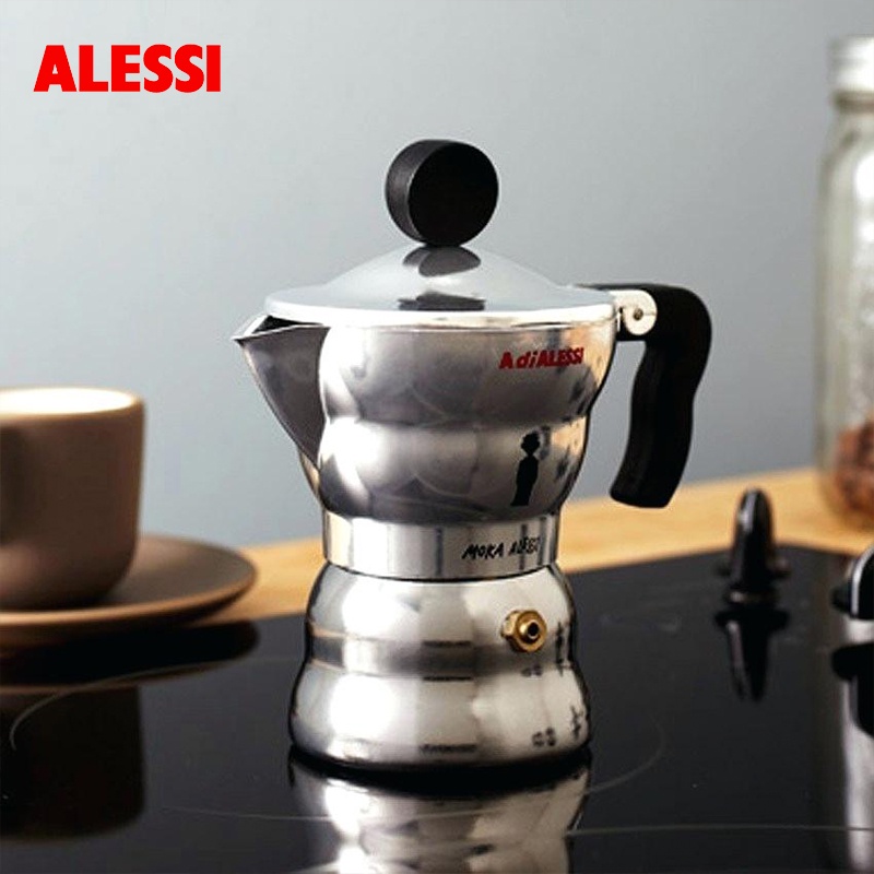 【悅美】意大利Alessi云朵摩卡壺煮咖啡壺單閥意式濃縮萃取壺家用手沖器具