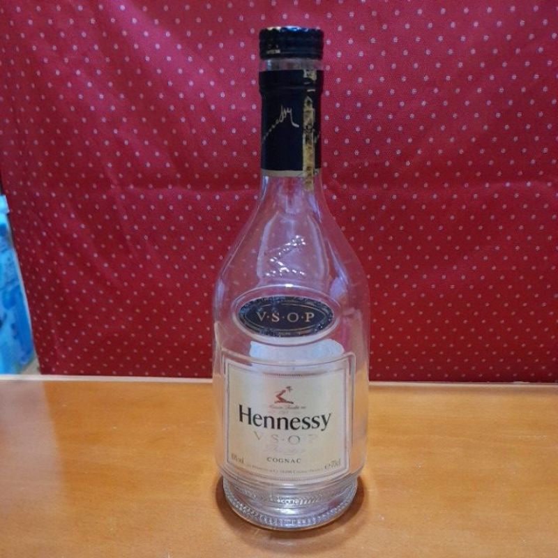 軒尼詩VSOP干邑白蘭地空酒瓶有些年代
