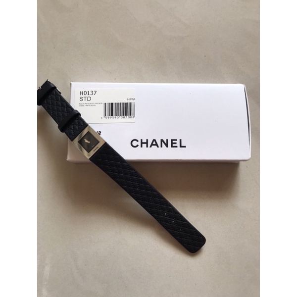Chanel Matelasse 經典菱格紋皮帶石英腕錶
