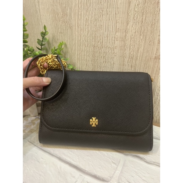 現貨 🇺🇸 TORY BURCH TB WOC 136093 新改版 磁扣鏈條包 側背包（黑色）