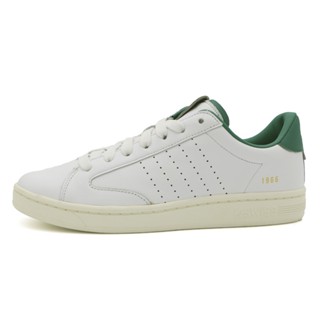 k-swiss lozan 白綠 全新歐洲款 皮革 休閒 運動鞋 男款 no.b2536【新竹皇家 07263-128】