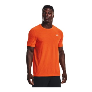 ➕鞋家➕ 男裝 UNDER ARMOUR UA Seamless 運動 短袖 上衣 橘色 1370449-800