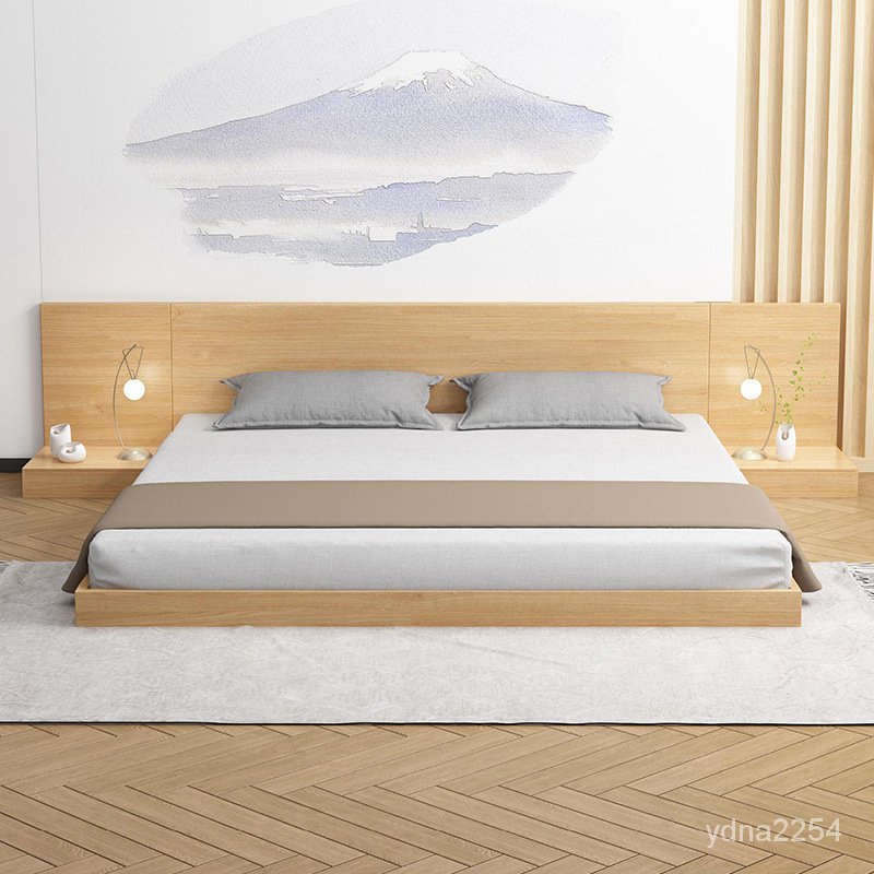【King&amp;Queen】山姆傢具榻榻米床日式矮床1.8米單雙人床架床架 雙人床架 單人床架 雙人床 高架床 掀床 臥室床