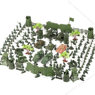 臺灣模具🥕🥕二戰兵人模型軍事塑膠軍車套裝兒童沙盤玩具7歲男孩大炮坦克飛機不可食用