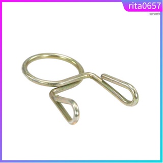 20X Fuel Line Hose Tubing Spring Clip Clamp 7mm For Motorcyc