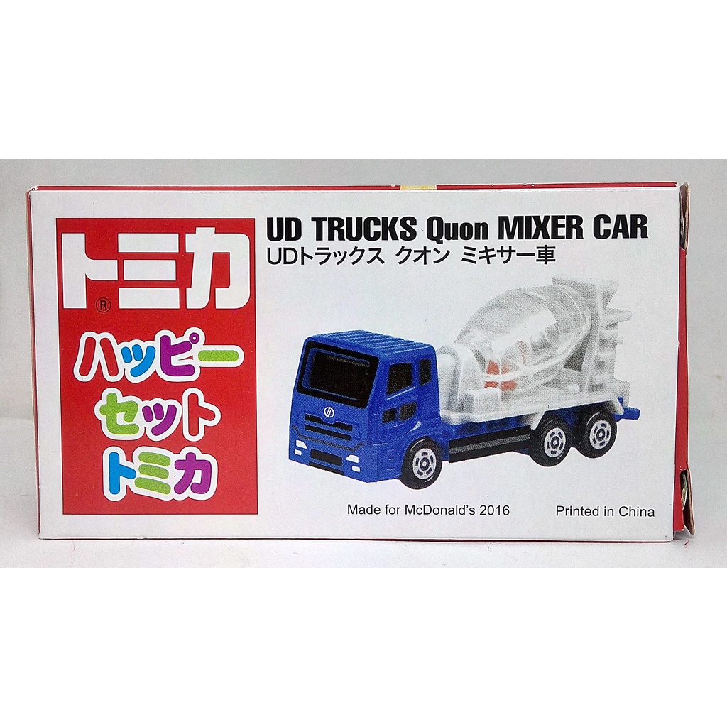 TOMY TOMICA 2016 日本限定 麥當勞 日產 UD TRUCKS QUON MIXER CAR 水泥車