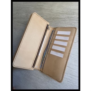 【龍鳳胎河馬】手工手縫植鞣皮革真皮 長夾 長皮夾男女 皮夾 錢夾 錢包 零錢包 手拿包 卡包 卡夾多卡多夾層 男 女 生