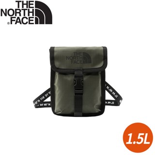 【The North Face 1.5L 潮流背帶單肩包《軍綠》】7QU7/單肩背提包/斜揹包/側揹包/休閒揹包