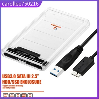 SENDA Transparent USB 3.0 SATA III 2.5"HDD/SSD Enclosure SD-