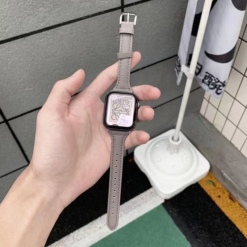 ⚘iWatch6復古風小蠻腰錶帶 apple watch3 真皮錶帶 6代 5/4代