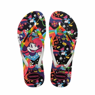 哈瓦仕 Havaianas 白色 米奇 拖鞋 夾腳拖 女款 H5436【新竹皇家4147020-0198W】