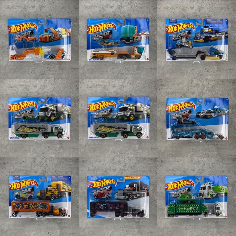 HOTWHEELS 風火輪 SUPER RIGS 拖車 運輸車 載運車 卡車