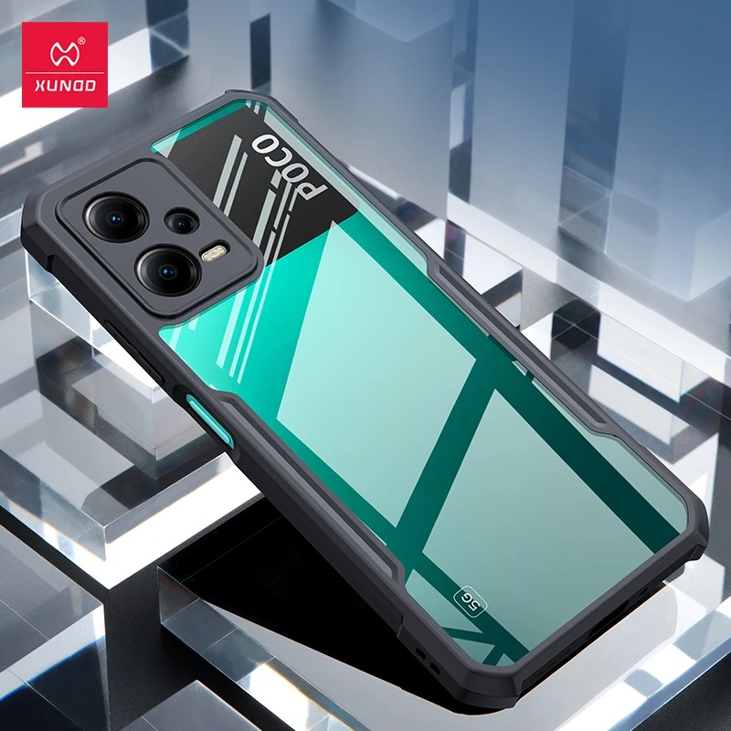 XIAOMI Xundd POCO X5 Pro 防震殼,小米 POCO X3 X4 X5 Pro 手機殼透明防撞手機殼