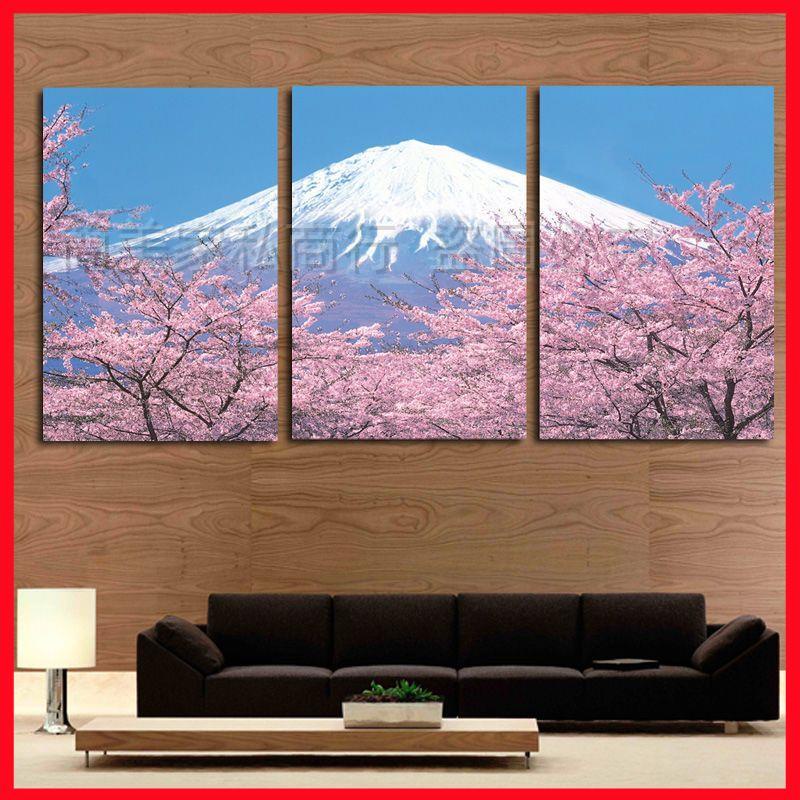 免開發票 日本風景畫櫻花富士山榻榻米裝飾畫壽司料理店壁畫日式餐廳掛畫