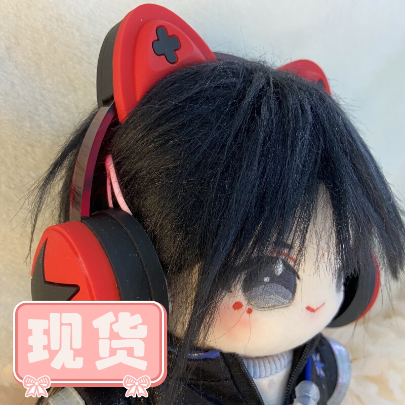 ◆喜布哆◆可奈造物X奶電響鈴現貨20cm娃用貓耳耳機棉花娃娃頭戴式娃用耳機