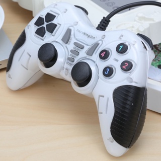 工廠直銷 帶連續鍵多功能震動遊戲手柄 遊戲操縱桿有線遊戲控制器 適用於PC筆電
