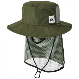 QUIKSILVER - M&W UV WATER SUP HAT 漁夫帽 衝浪帽 登山帽 軍綠