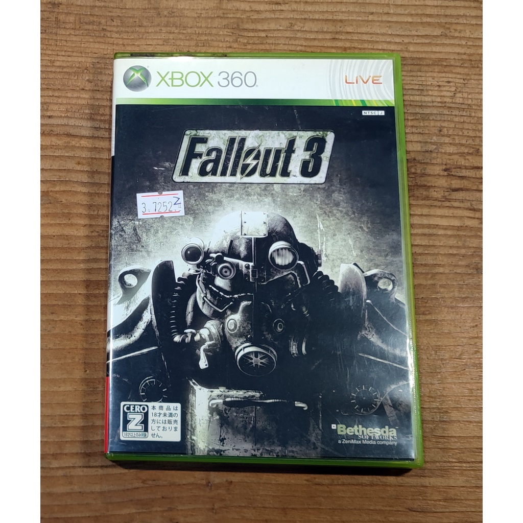 便宜賣！X-BOX 360日版遊戲- 異塵餘生 3  Fallout 3（瘋電玩）