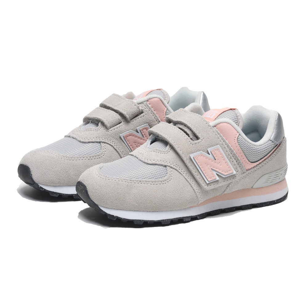 NEW BALANCE 童鞋 休閒鞋 NB 574 灰粉 中童 PV574EVK